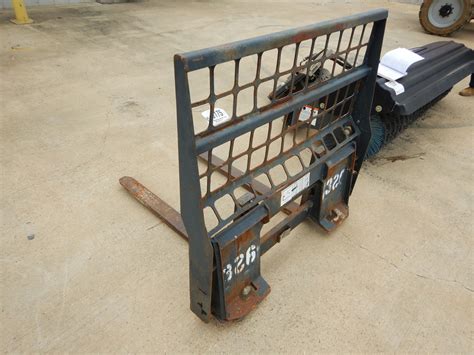 forklift attachment skid steer|bobcat skid steer fork attachment.